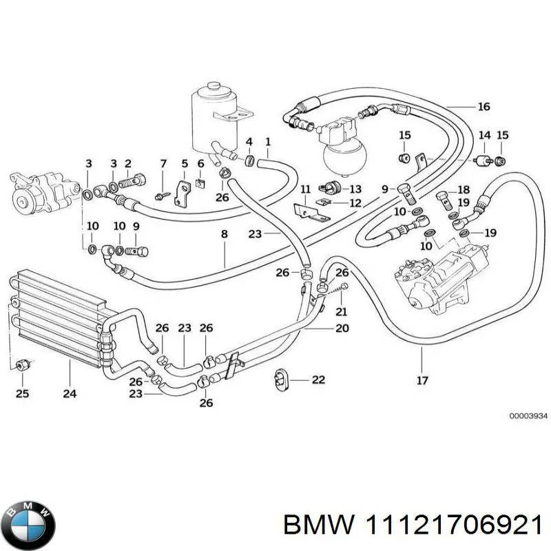 Comprar 11121706921 BMW Válvula limitadora de presión de aceite de culata