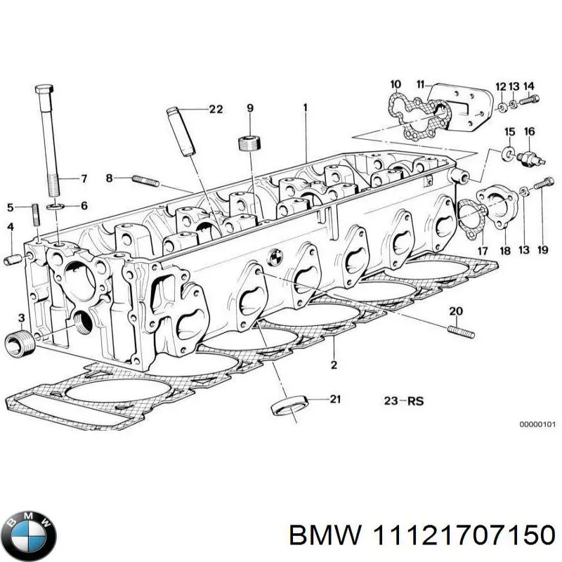 11121707150 BMW culata