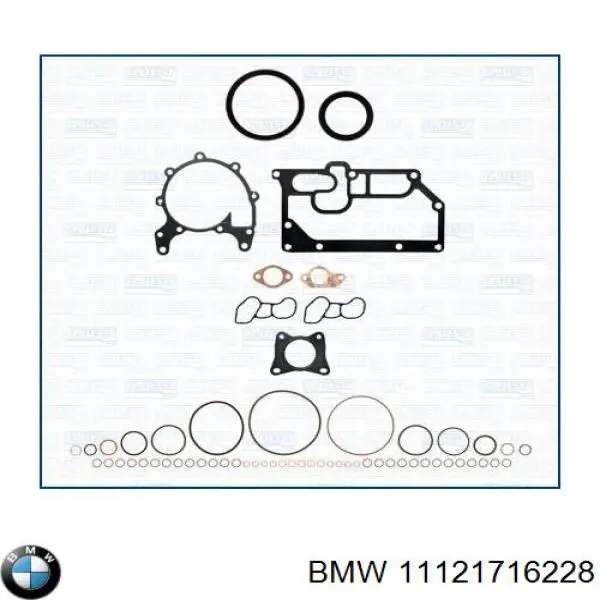 11121716228 BMW juego de juntas de motor, completo, superior