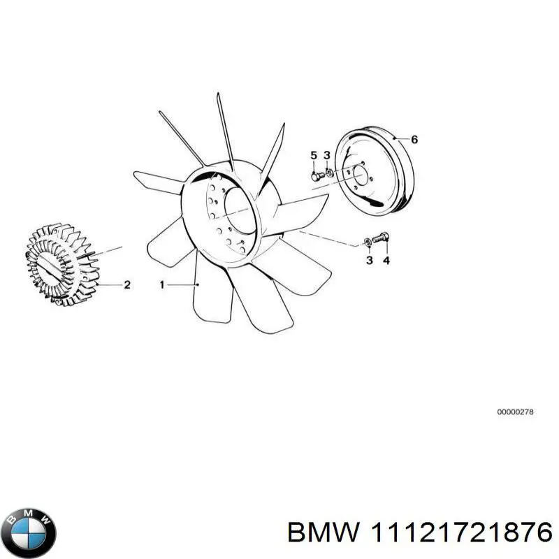 11121721876 BMW junta de la tapa de válvulas del motor