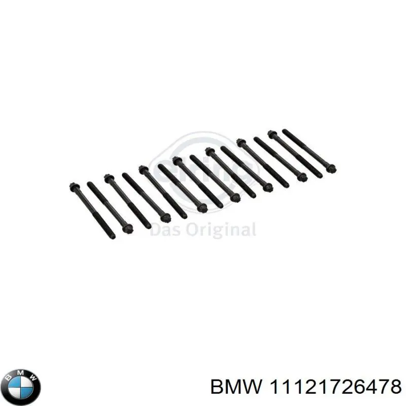 11121726478 BMW tornillo de culata