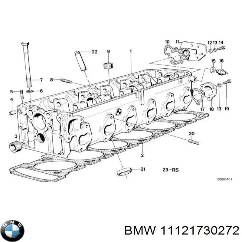 11121730272 BMW junta de la tapa de válvulas del motor