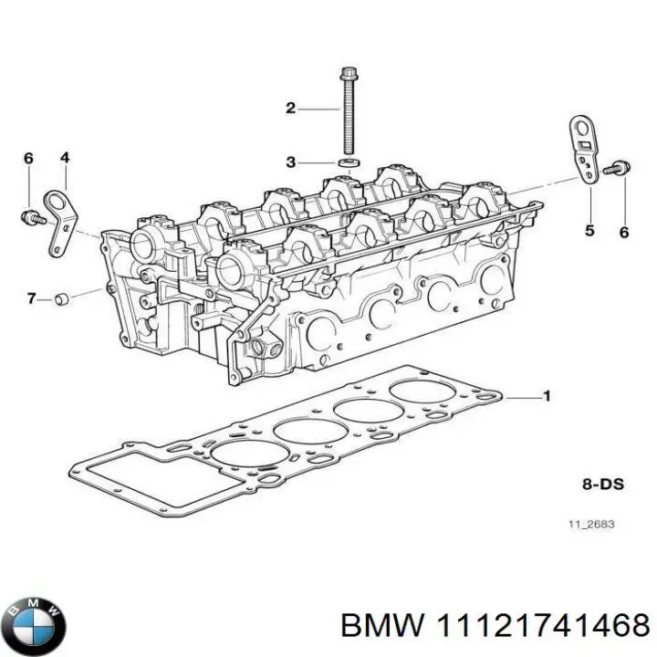 11121741469 BMW junta de culata derecha