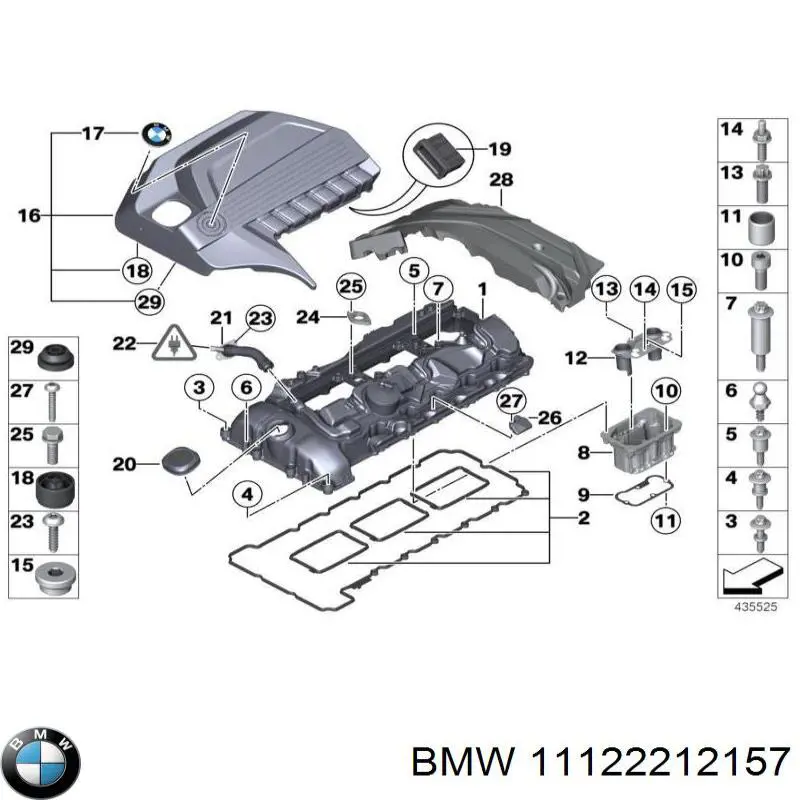 Juego tornillos culata BMW 11122212157 precio, desde 39,61 EUR
