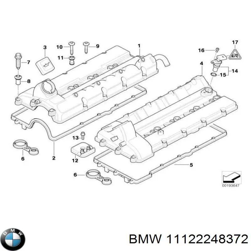 Junta de culata izquierda BMW 11122248372 precio, desde 48,85 EUR