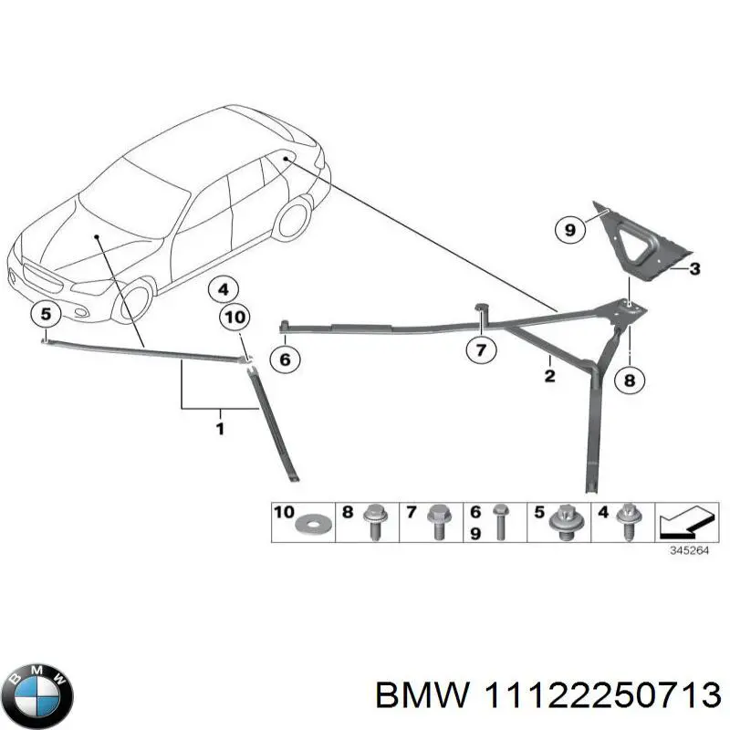 D3878501 Glaser juego de juntas de motor, completo, superior