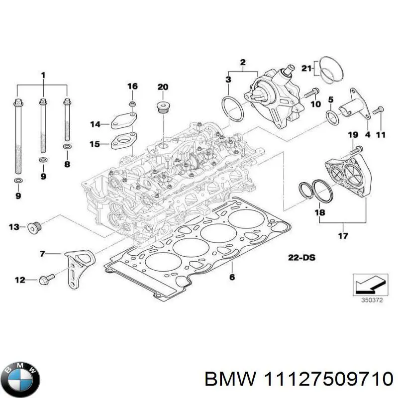 Empaque de culata BMW 7509710