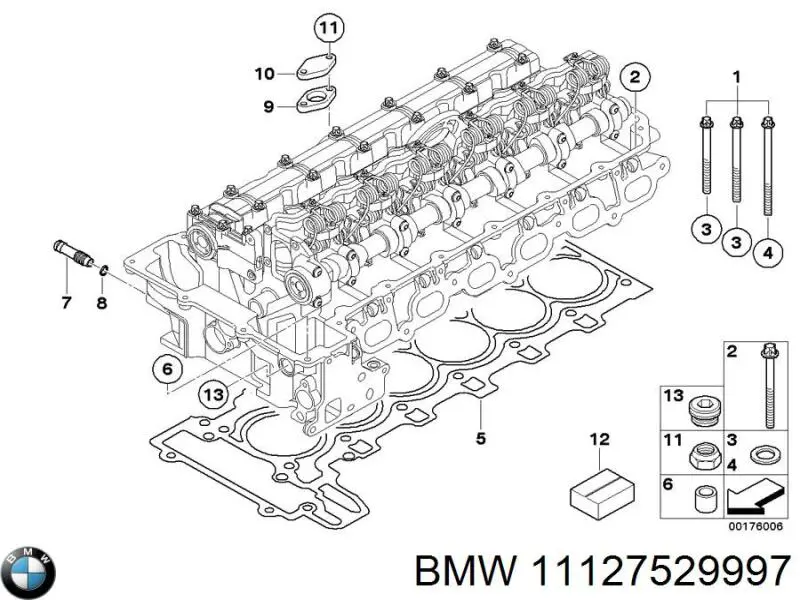 11127529997 BMW cojinete de rueda trasero