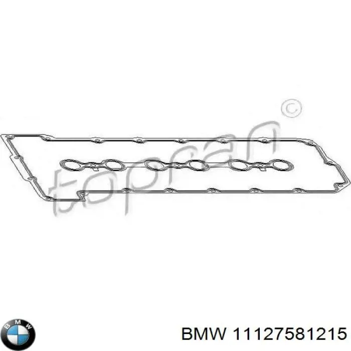 11127581215 BMW juego de juntas, tapa de culata de cilindro, anillo de junta