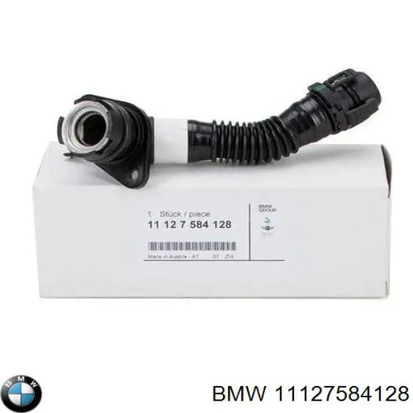 11127584128 BMW tubo de ventilacion del carter (separador de aceite)