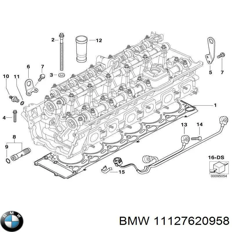 11127620958 BMW Arandela superior del inyector