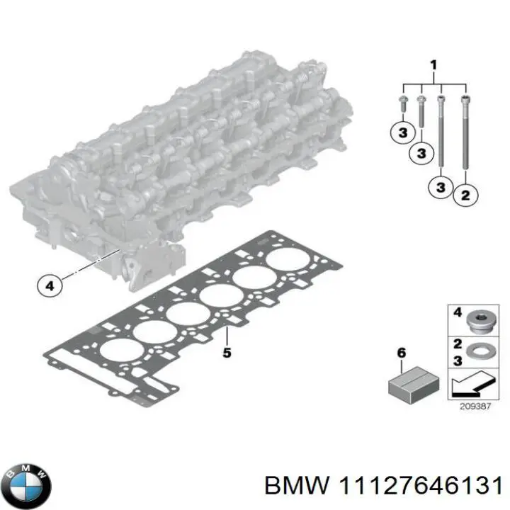 11127646131 BMW culata