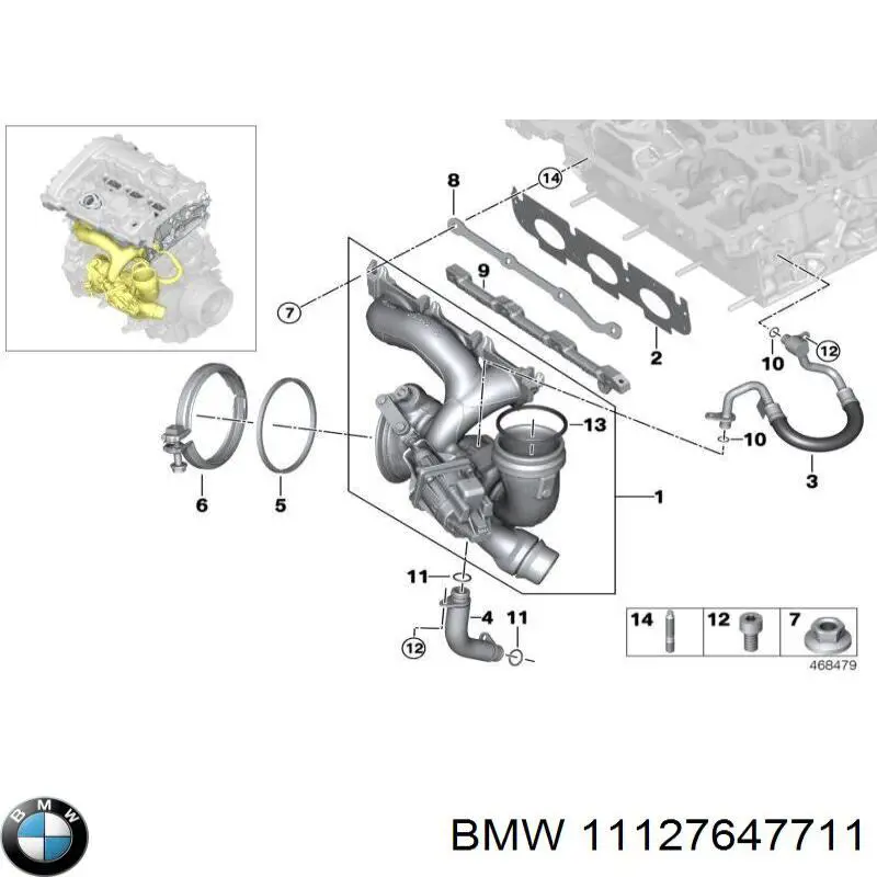  BMW 11127647711 precio, desde 2,36 EUR