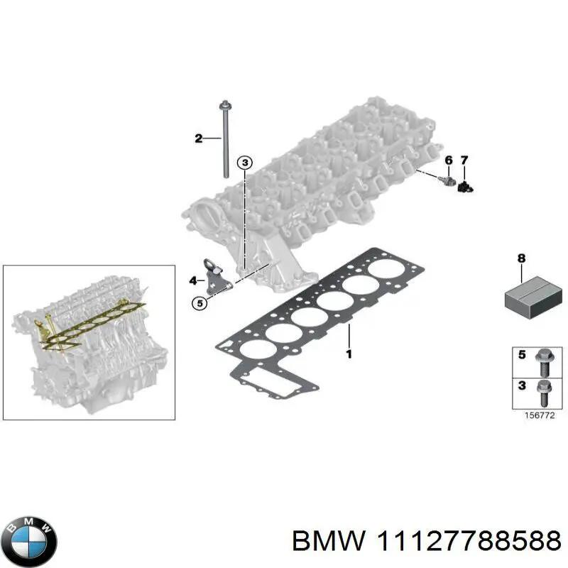 Juntas de culata BMW 11127788588 precio, desde 64,58 EUR