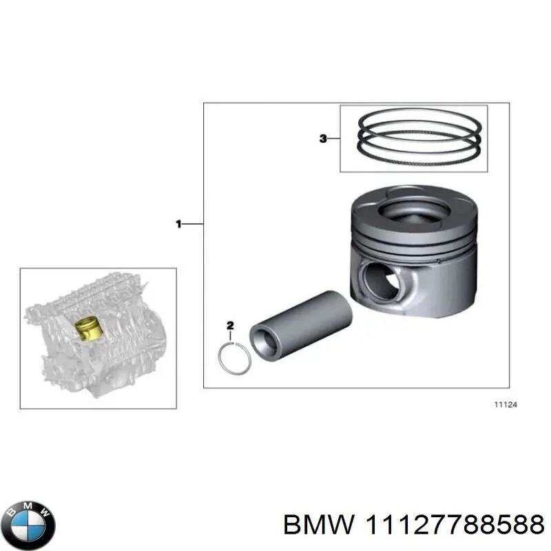 11127788588 BMW Empaquetadura de culata
