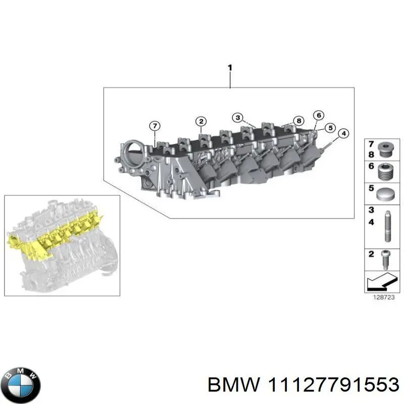 Espárrago del colector de escape BMW 11127791553 precio, desde 1,43 EUR
