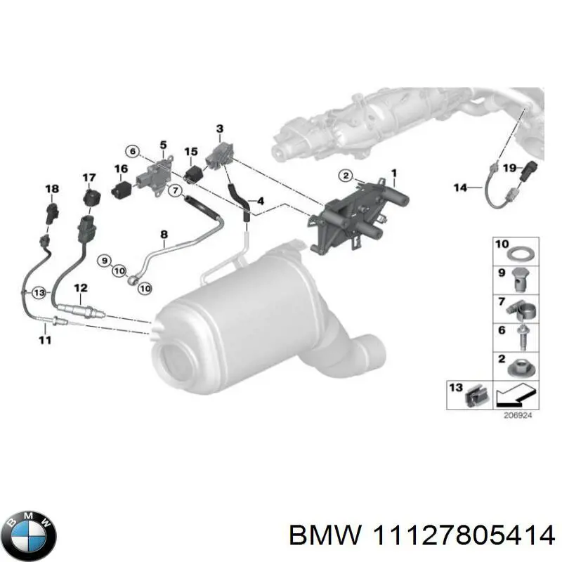  BMW 11127805414 precio, desde 3,86 EUR