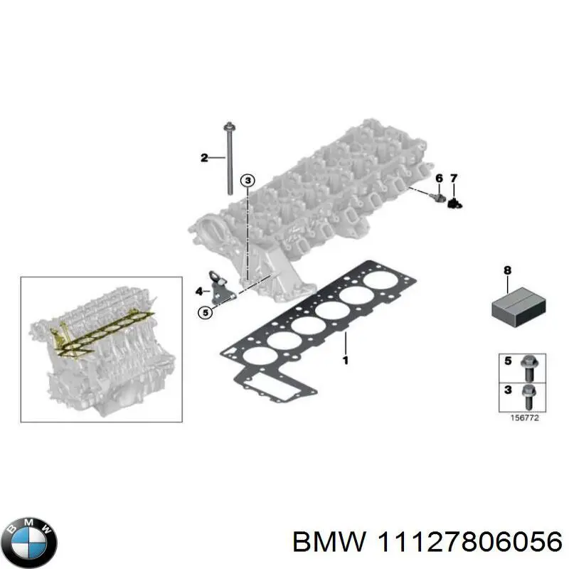 Comprar 11127806056 BMW Tornillos de culata