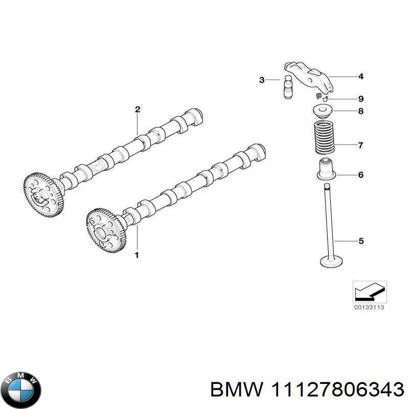 Tapón del cárter de aceite 11127806343 BMW