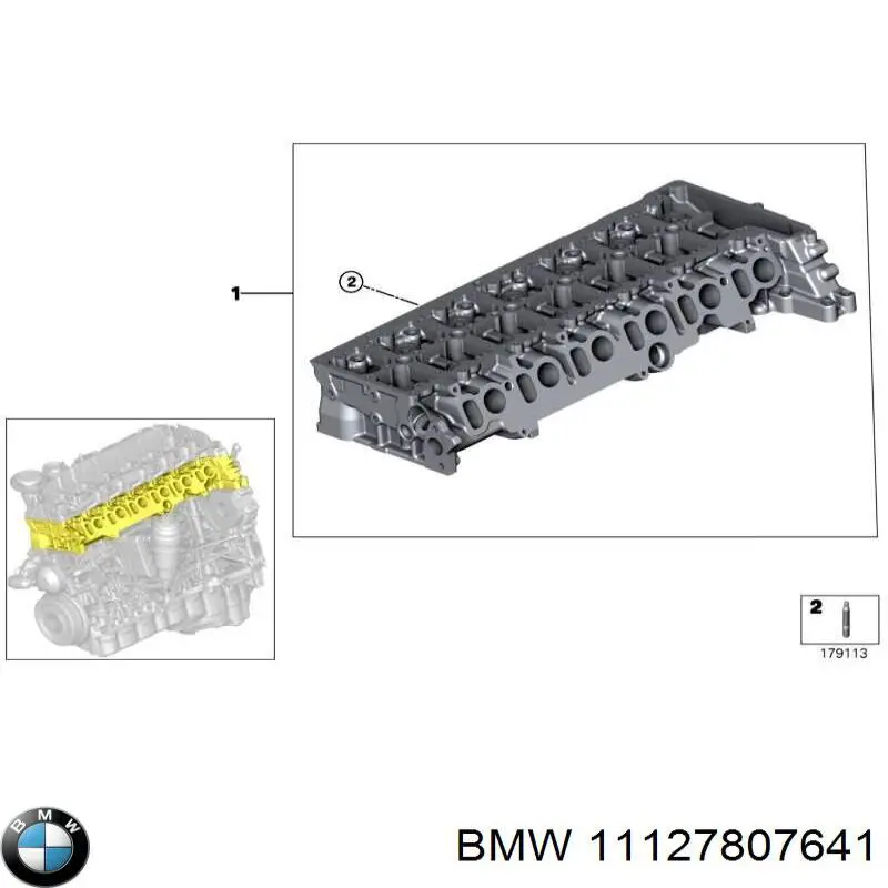 11127807641 BMW culata