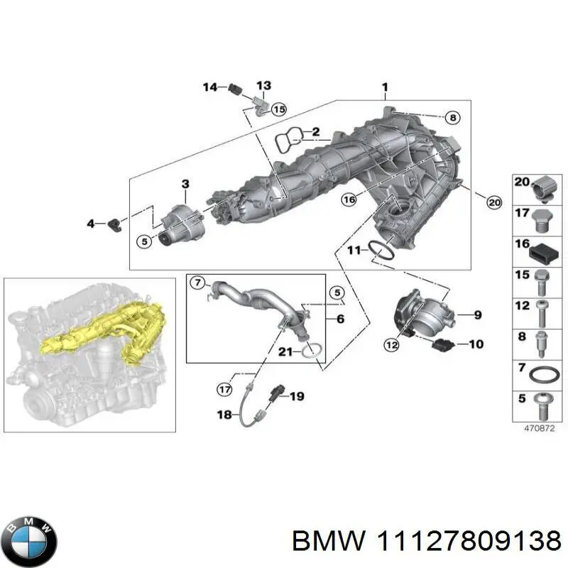 Comprar 11127809138 BMW 