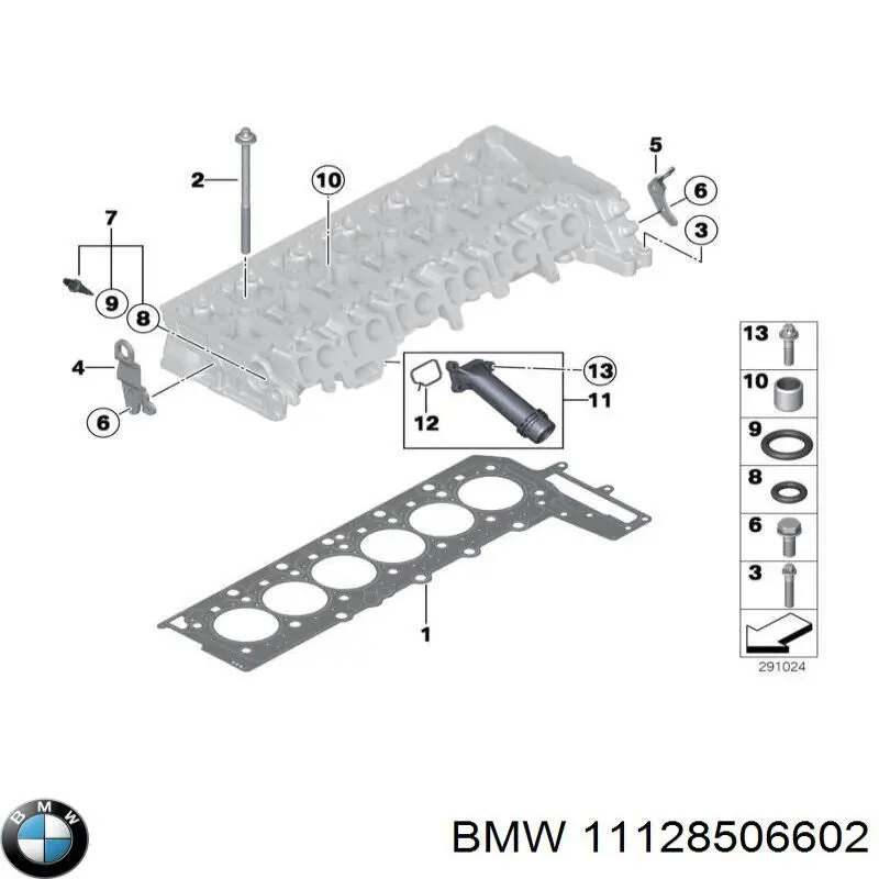 11128506602 BMW junta de culata