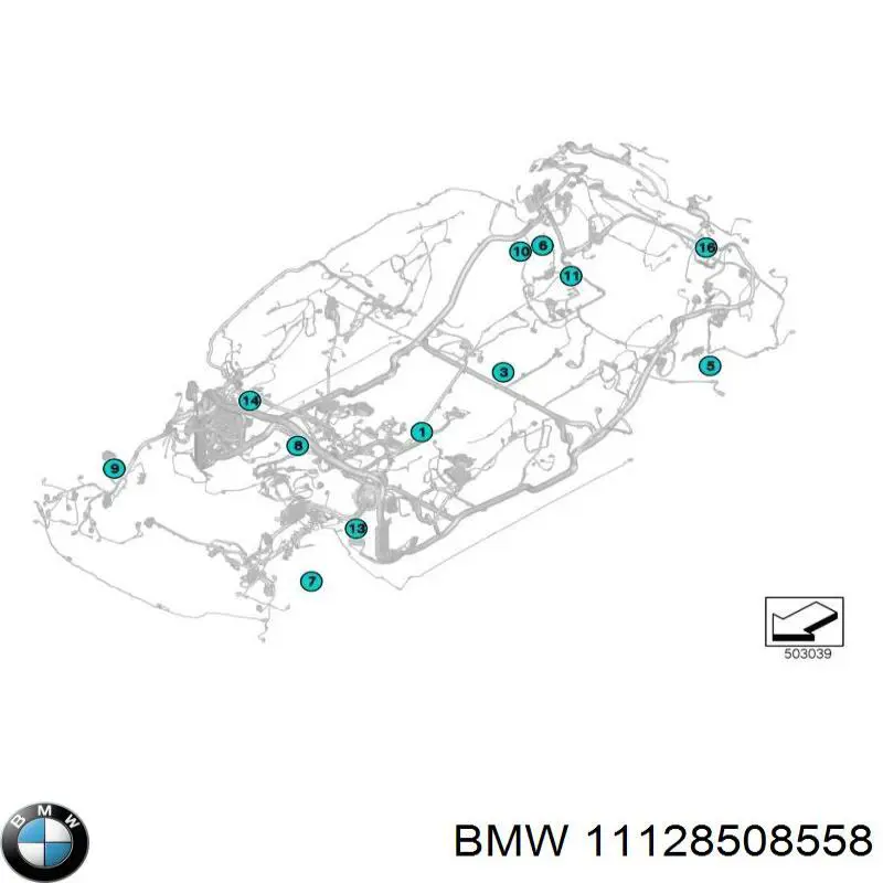 11128508558 BMW juego de juntas de motor, completo, superior