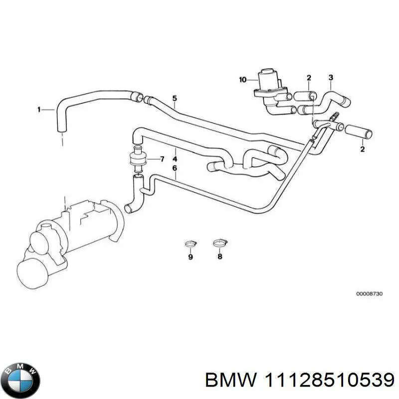 Comprar 11128510539 BMW Junta de tapa del tubo de llenado de aceite