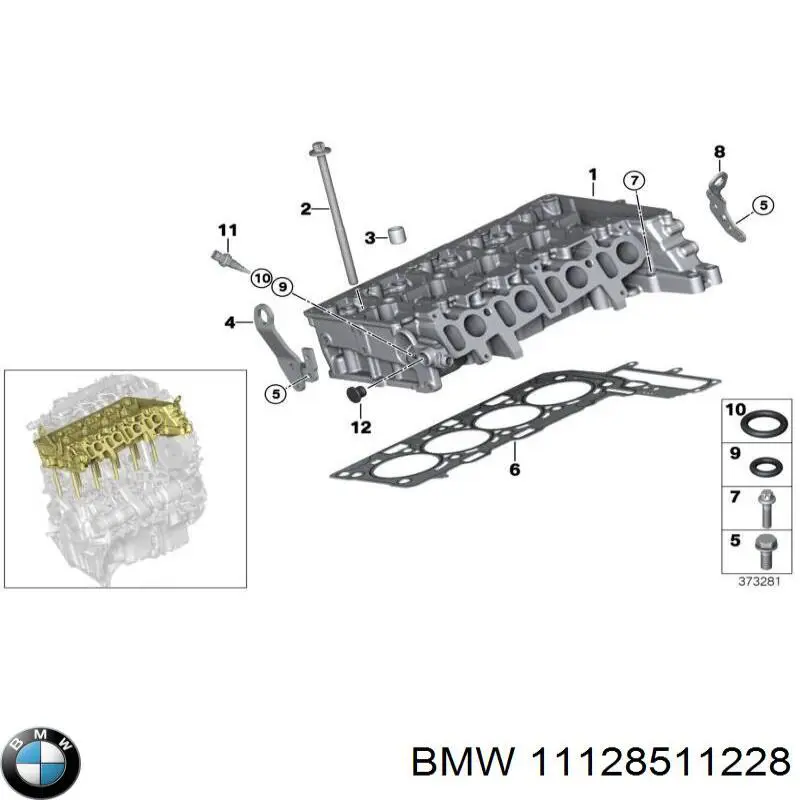 11128511228 BMW junta de culata