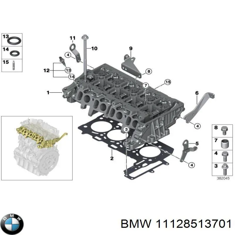 Juntas de culata BMW 11128513701 precio, desde 63,98 EUR