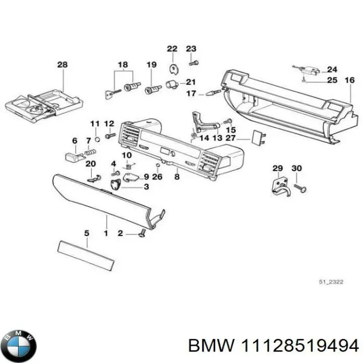  BMW 11128519494 precio, desde 19,32 EUR