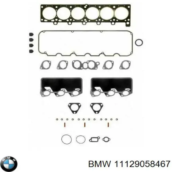 11129058467 BMW juego de juntas de motor, completo, superior