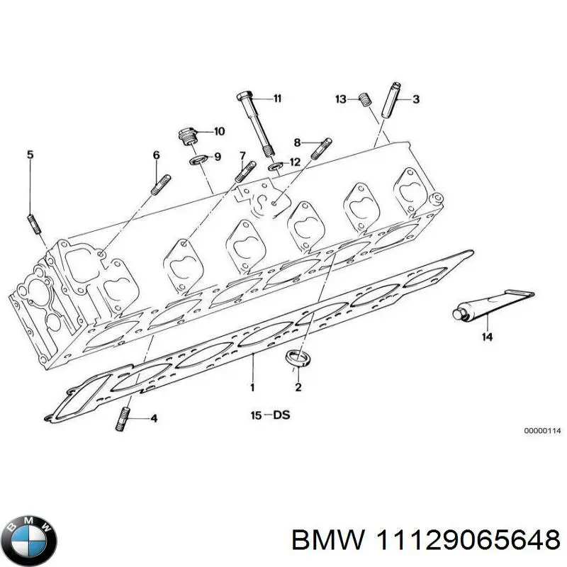 11129065648 BMW junta de culata