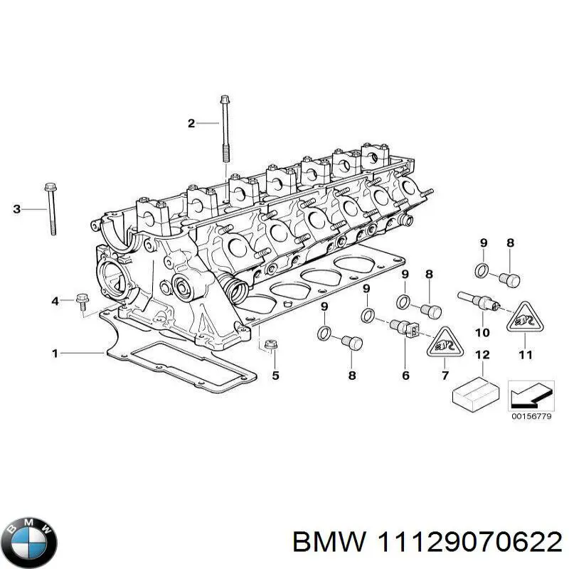9070622 BMW juego de juntas de motor, completo, superior