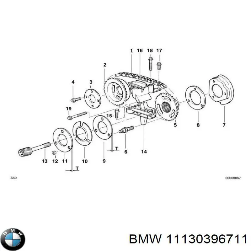 11130396711 BMW cárter de aceite