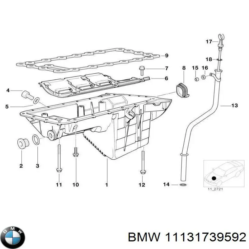 Junta del cárter de aceite BMW 11131739592 precio, desde 14,44 EUR