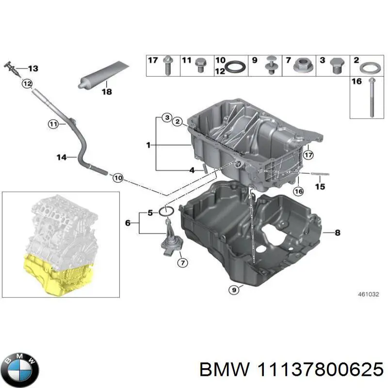 Juego tornillos culata BMW 11137800625 precio, desde 5,82 EUR
