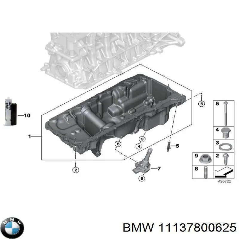 Juego tornillos culata BMW 11137800625 precio, desde 5,82 EUR