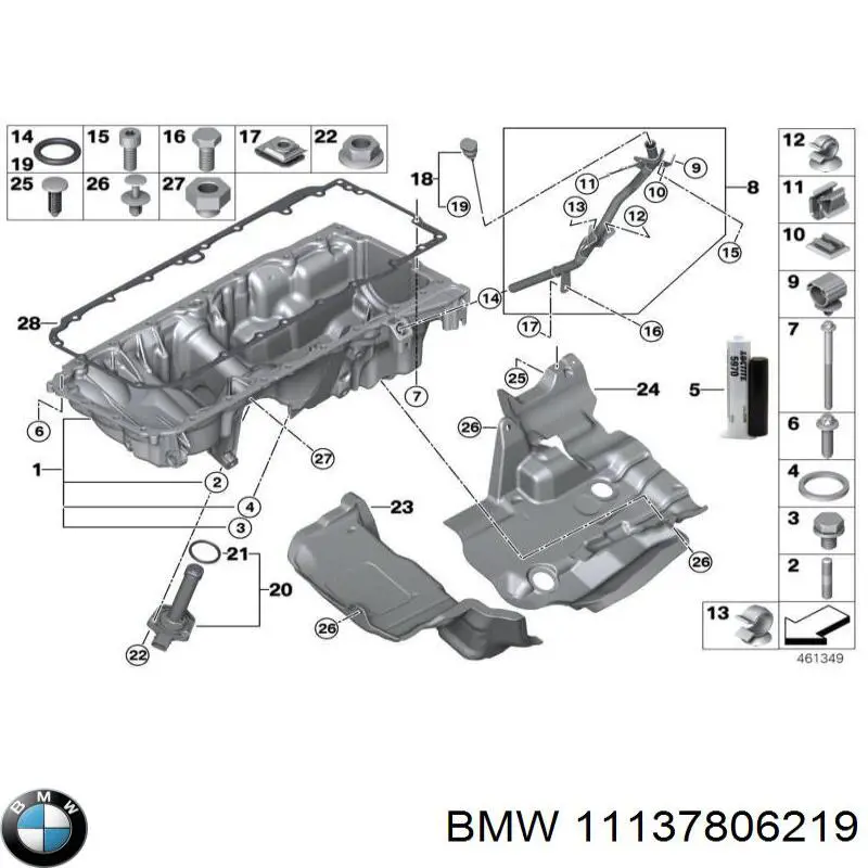 Comprar 11137788423 BMW Cárter de aceite del motor