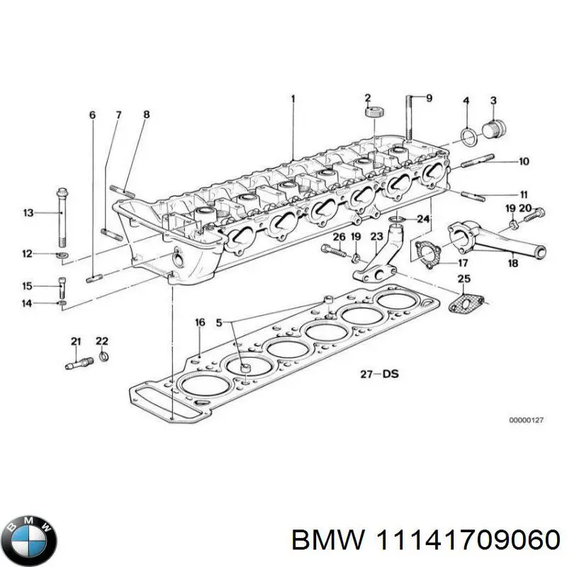 Retén, árbol de levas 11141709060 BMW