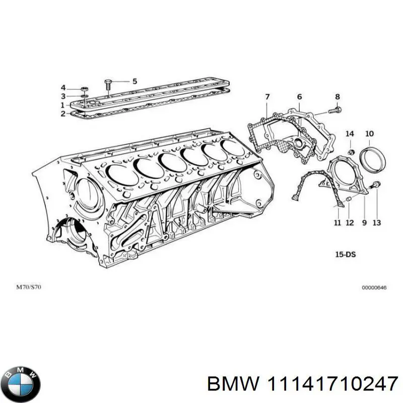 Comprar 11141710247 BMW Retén de cigüeñal