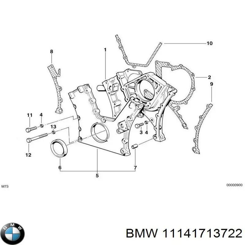 215190570 Deutz anillo retén, cigüeñal frontal