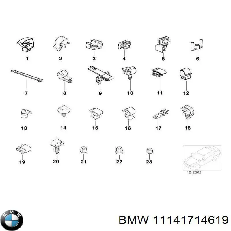 Retén de cigüeñal frontal BMW 11141714619 precio, desde 8,95 EUR