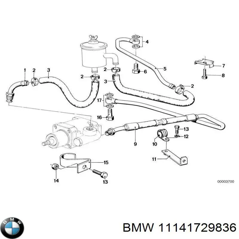 Junta de tapa trasera del bloque de cilindros BMW 11141729836 precio, desde 6,75 EUR