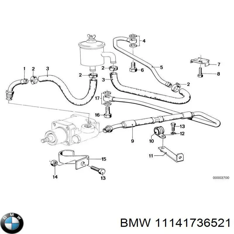 Junta de tapa trasera del cigüeñal BMW 11141736521 precio, desde 15,43 EUR