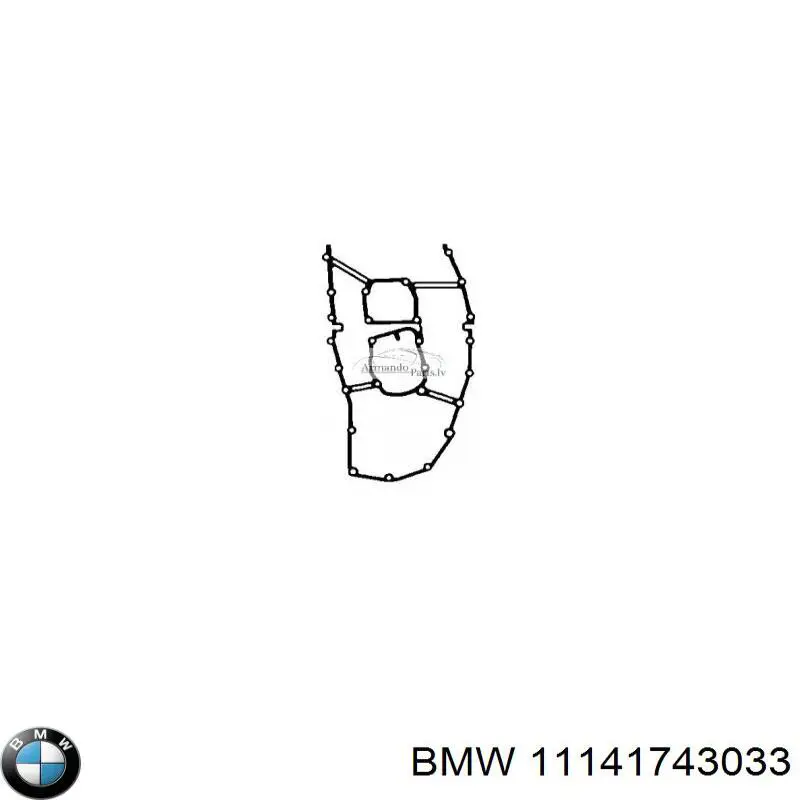 11141743033 BMW junta, cárter de distribución