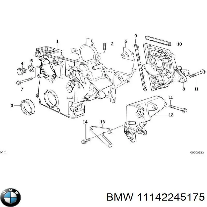 Comprar 00736500 Ajusa Junta de tapa frontal del motor