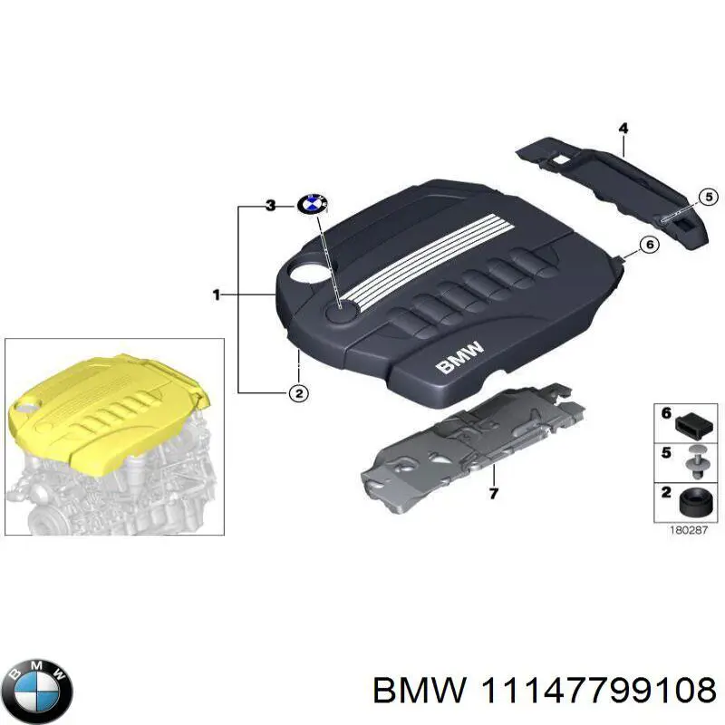 Comprar 11147799108 BMW Abrazadera de tubo de escape trasera