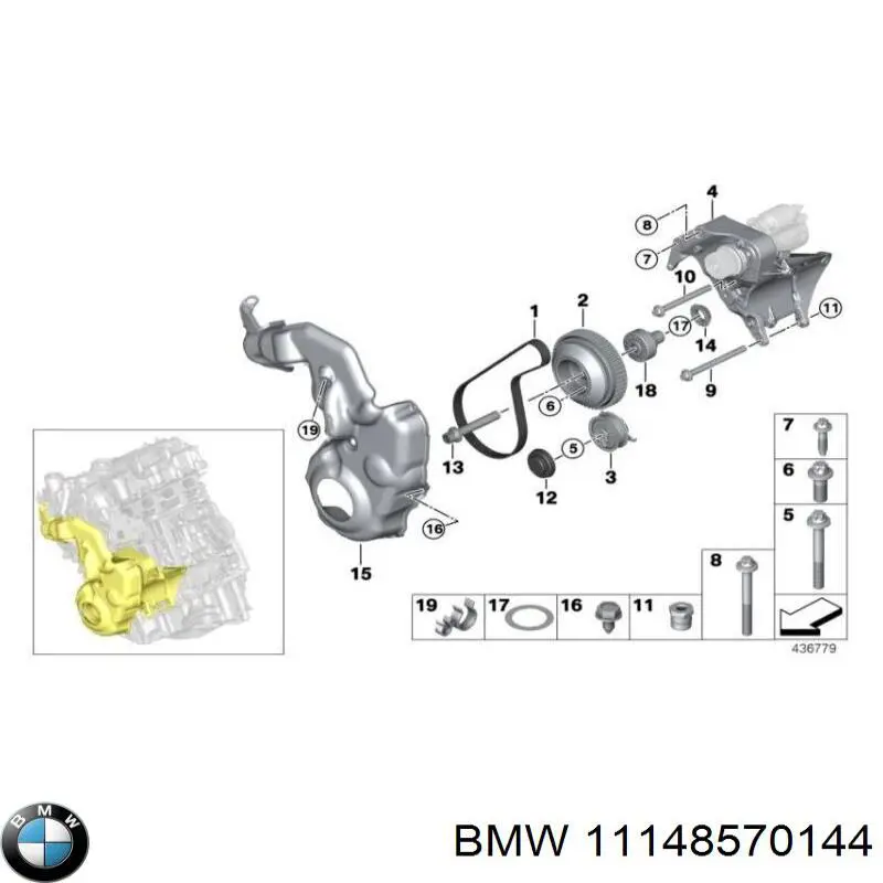  BMW 11148570144 precio, desde 2,39 EUR