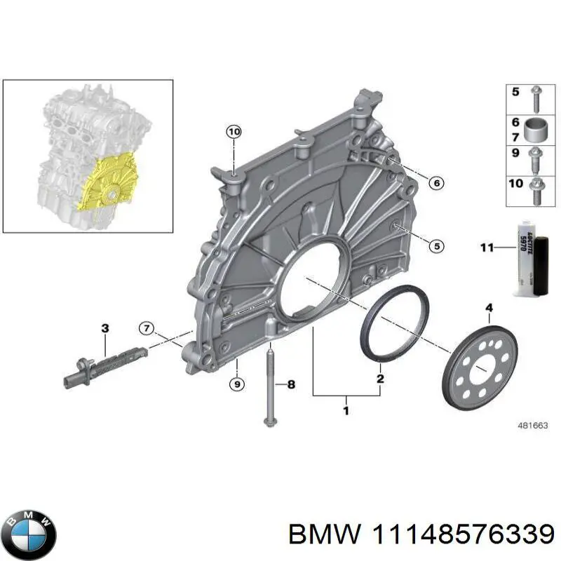 Tapón del cárter de aceite BMW 11148576339 precio, desde 19,56 EUR